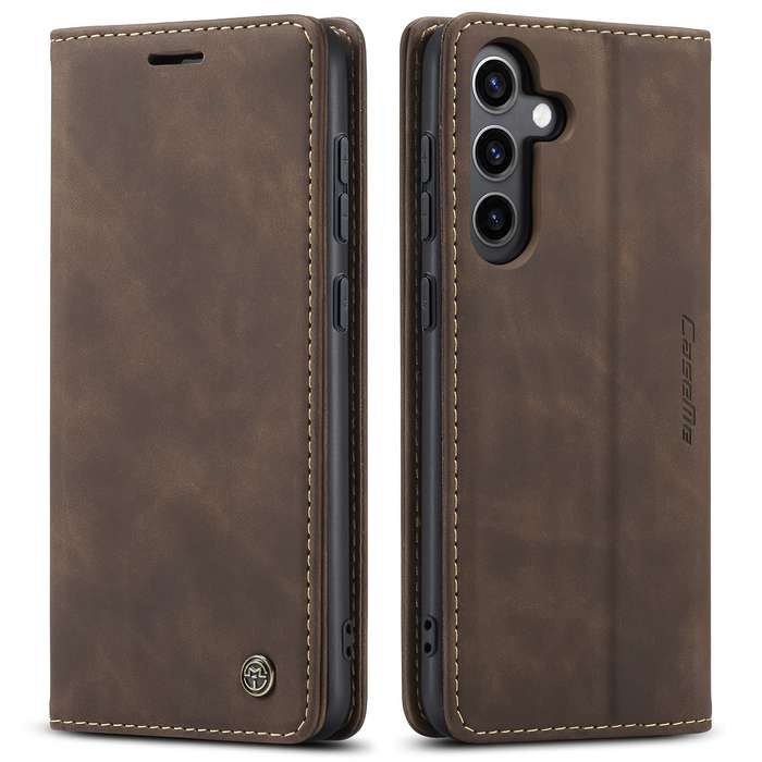 1pc Coffee color For Samsung S24 Phone Cases