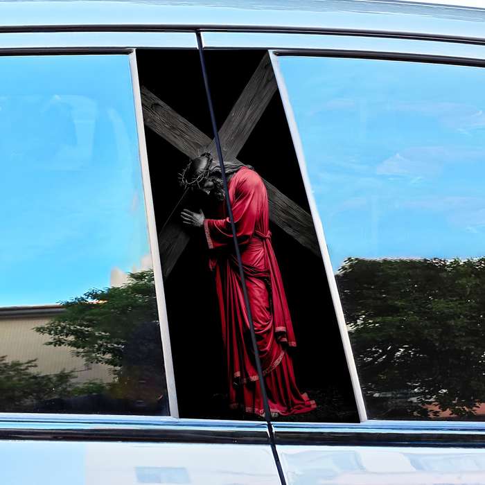 2pcs  25cm50cm Jesus Christian Themed Stickers