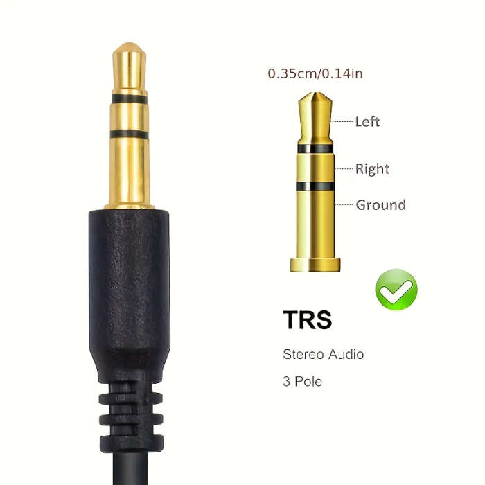 1pc 3.5Mm 1-To-4 Audio Cable Computer Mobile Phone Headset Extension Av Cable