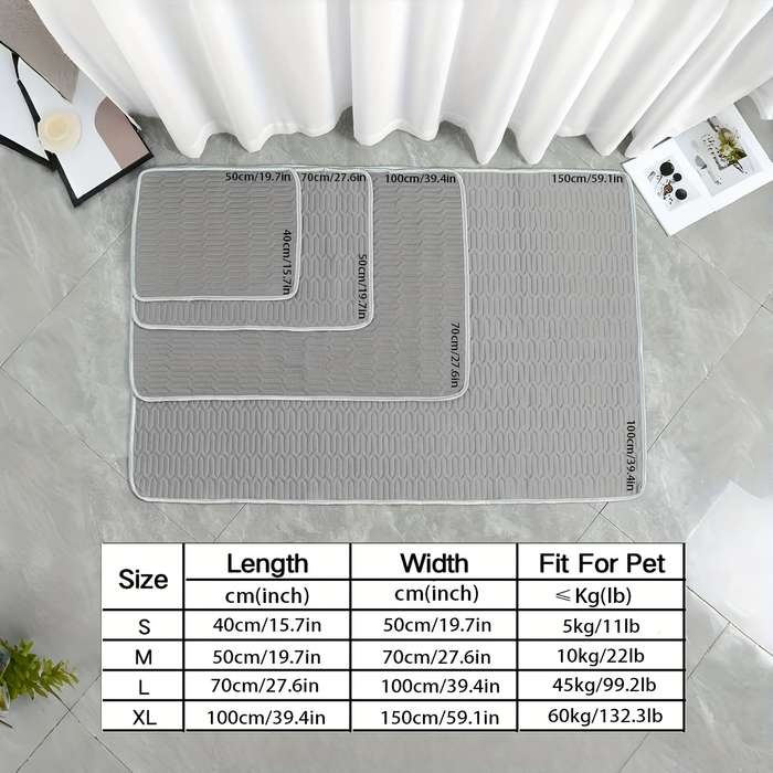 1piece Khaki Cooling Pad  40x50cm