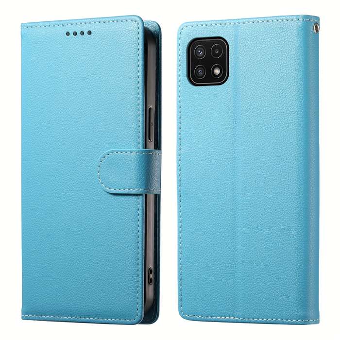 1pc Light Blue For Samsung Galaxy A22 5G Phone Cases