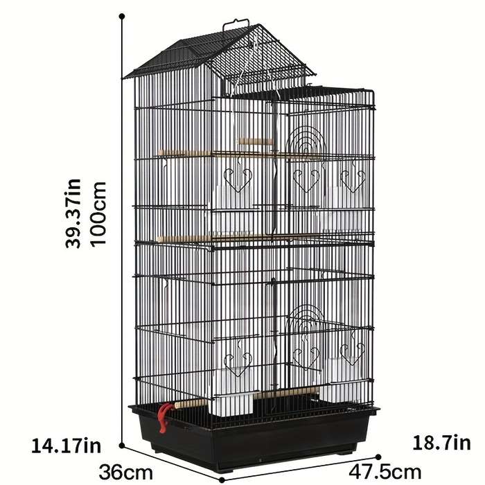 1pc Nine-grid three-door model Pet Cage