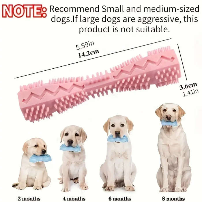 1 x Dog Toothbrush Toy