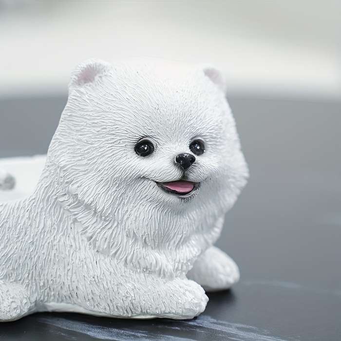 1pc Classic Resin Irregular Shape Animal Theme Dog Decorative Ashtray for Dog Lover