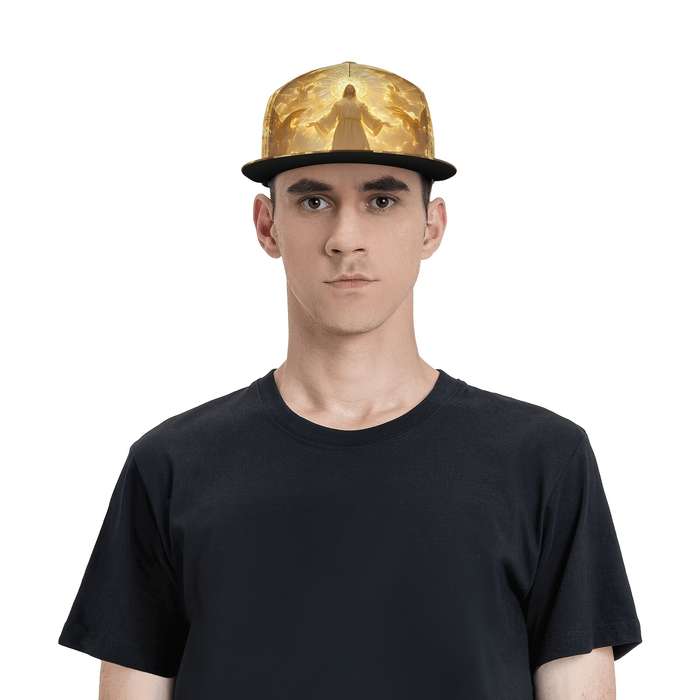 1pc Wkhrsyt Vintage Jesus Christ Print Baseball Cap 1PC Unisex Lightweight Snapback Hand Washabl