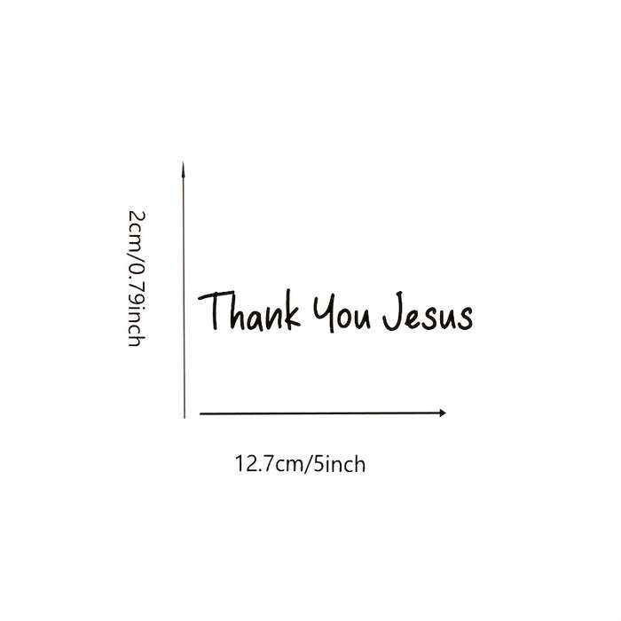 1pc Black Jesus Christian Themed Stickers