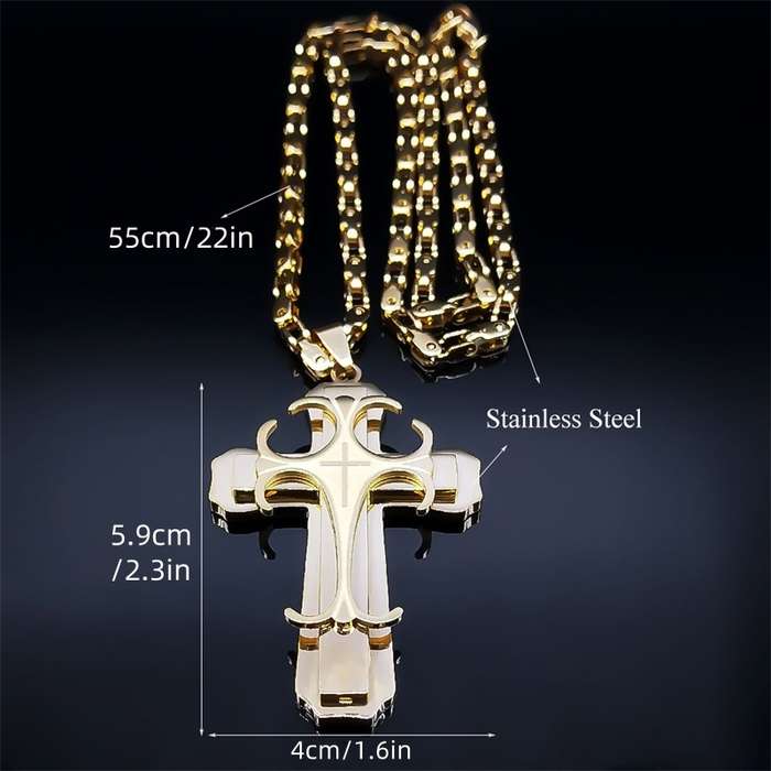 1 Piece Silvery Jesus Theme Pendant