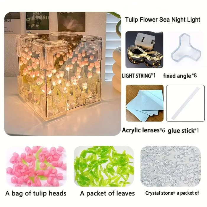 1 DIY Tulip Lamp Pink