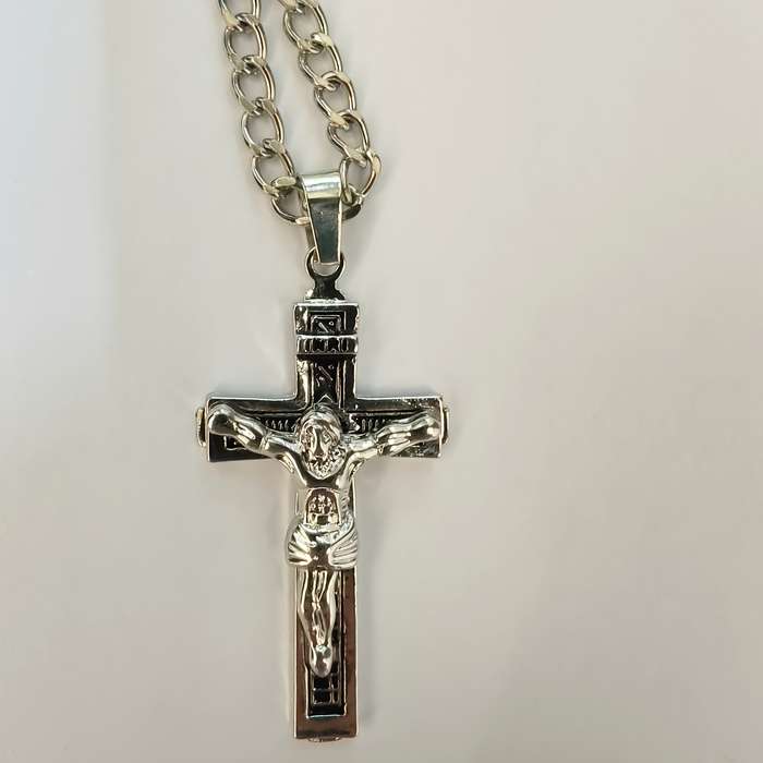 1 Piece Golden Jesus Theme Pendant