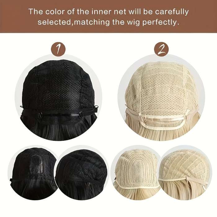 1Pc Mixed Color 30.48cm Fashion Design Wig