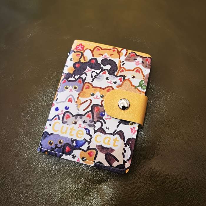 1pc Ladies' Credit Card Holder with Multiple Slots a Stylish And Spacious Wallet for Cards Compac