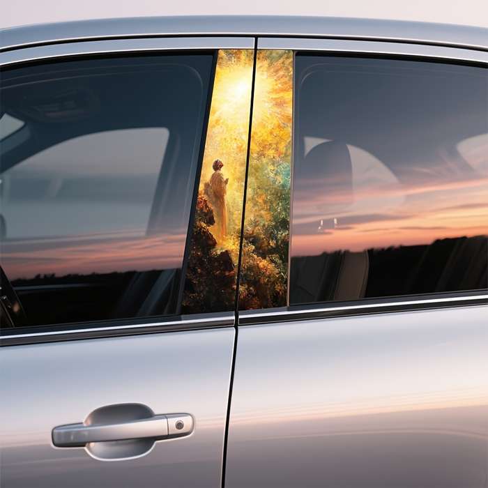 2pcs Jesus Christian Themed Stickers