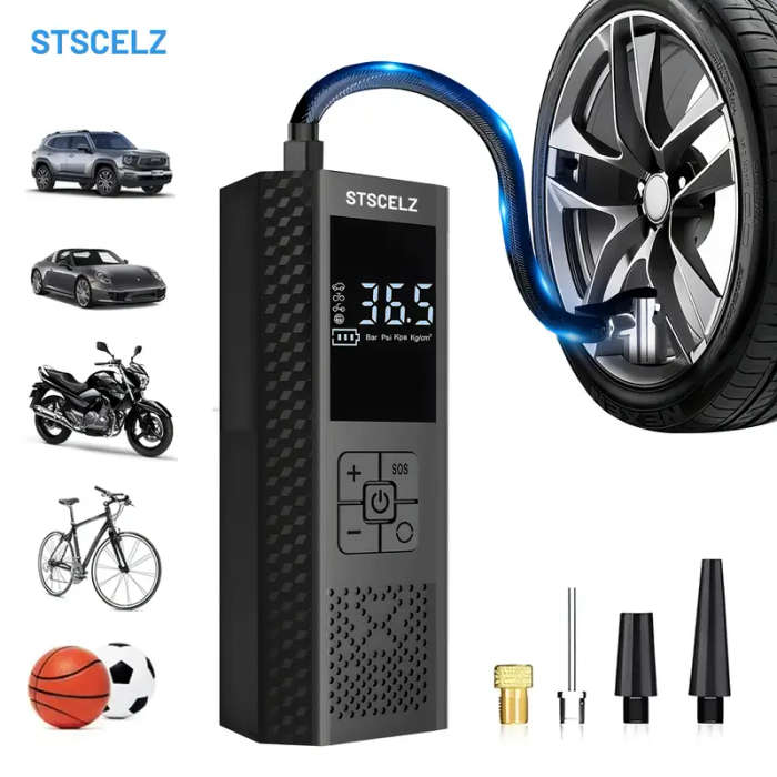 Handheld Compressor with Gauge (Tire Compressor)