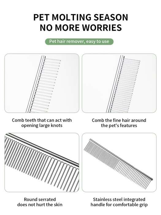 1pc Comb 19 3.5cm Pet Comb
