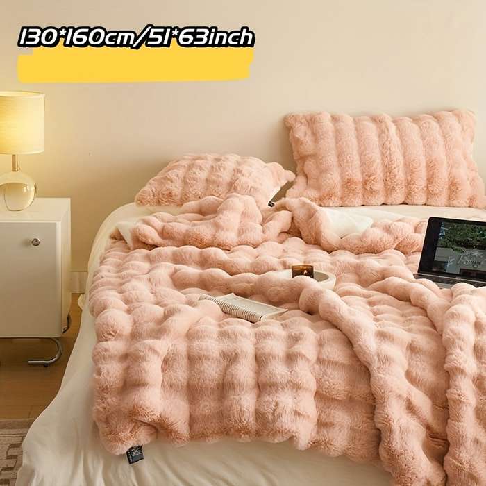 1ps Blanket Color Innocent White   White Edge size 180x200cm
