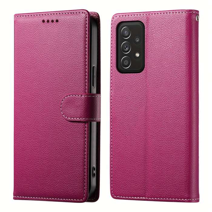 1pc Rose Red For Samsung Galaxy A52 5G Phone Cases