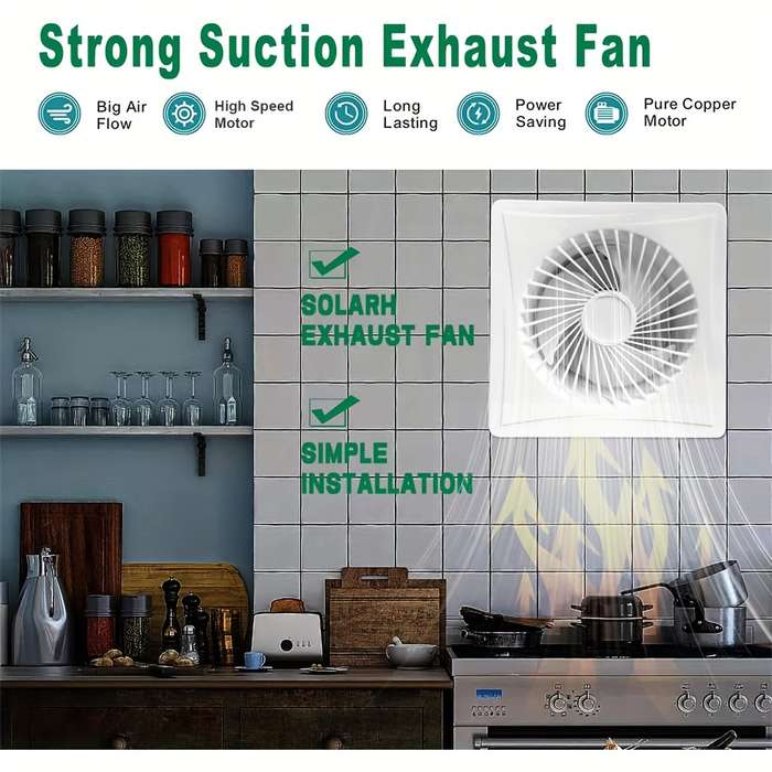 1pcs European Standard Household Exhaust Fan Multi-function 6 Inch Ventilation Fan