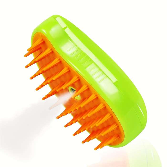 1pc Green Add Yellow Pet Comb