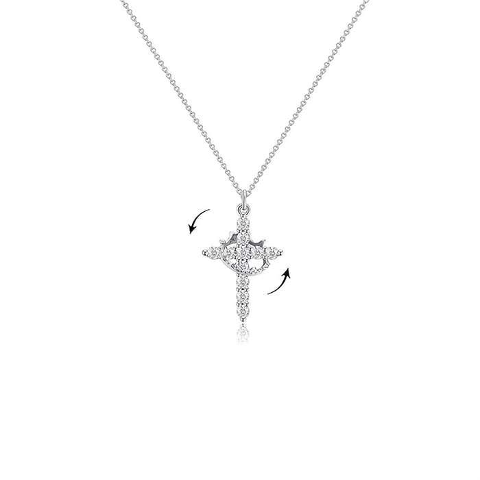1 Piece Silvery Jesus Theme Pendant
