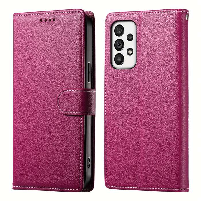 1pc Rose Red For Samsung Galaxy A73 5G Phone Cases
