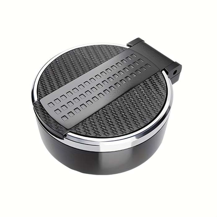 1pc Fit Car Ashtray with Lid Sleek Odor-Resistant ABS Cigarette Holder Cup Holder Compact Des