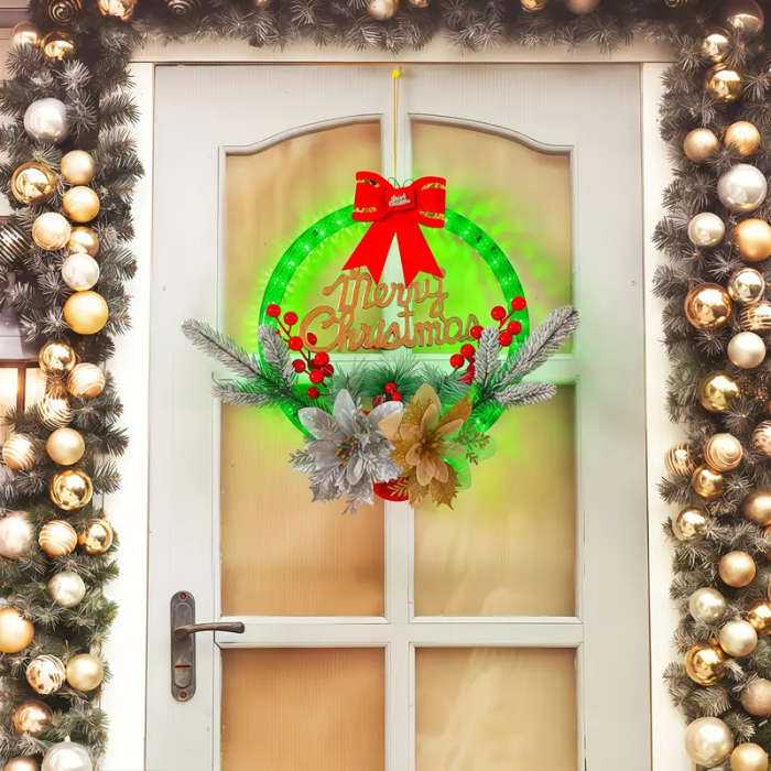2025 New DIY 8 Color Flashing Function Timer Christmas Light Sign