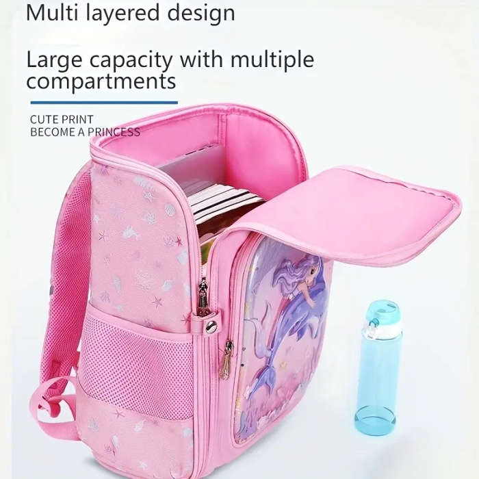 Primary School Student 3D Hard Shell Backpack