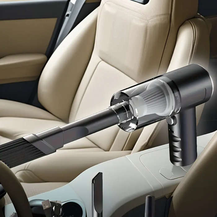 Portable Wireless Handheld Vacuum Cleaner with Tornado Cyclone Suction Technology, Lightweight and C
