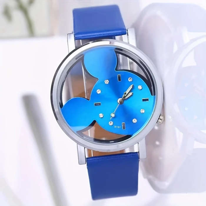 1pc Charming Women'S Watch Stylish And Casual Featuring a Faux Leather Strap And Quartz Movement