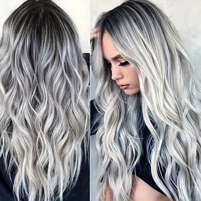 1Pc Mixed Color 60.96cm Fashion Design Wig