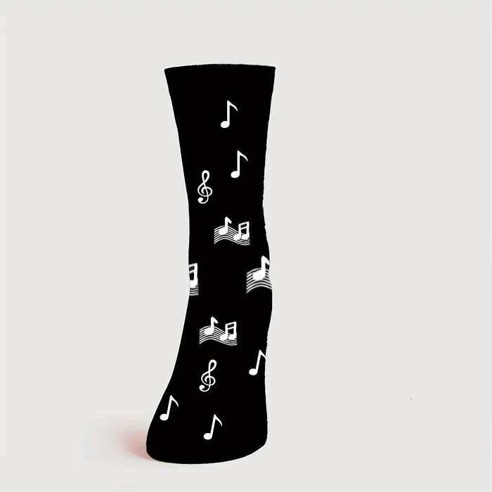 1 Pair Photo Color One Size Socks