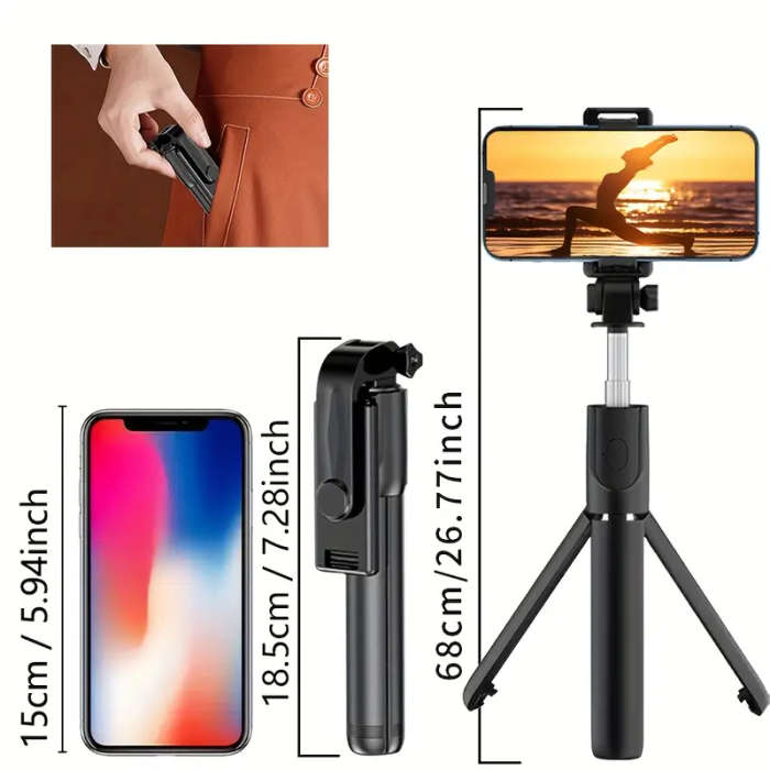 Tripod Stand with Wireless Remote