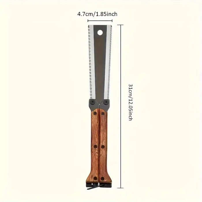 Versatile SK5 Steel Folding Saw with Ergonomic Handle Safety Lock Ideal for Woodworking Branch Trimm