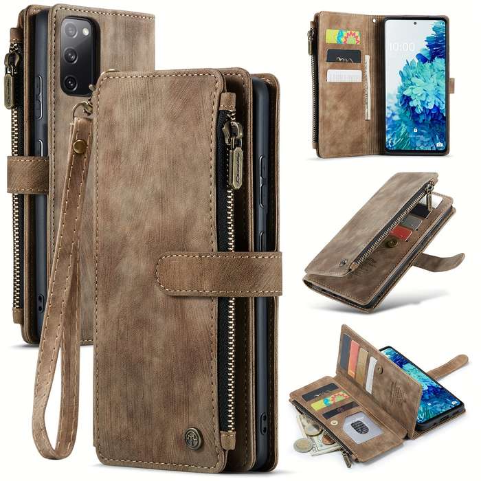 1pc Brown For Samsung Galaxy S20 FE Phone Cases
