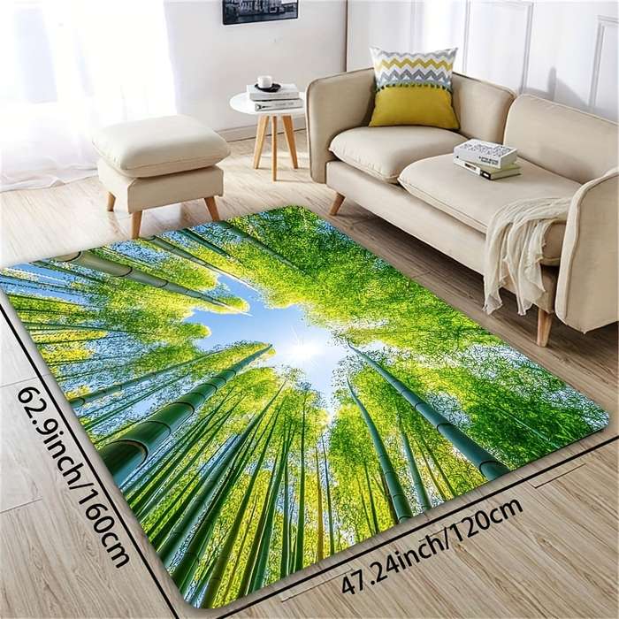 1Pc Green 47.24x62.99inch 120x160cm Floor Mat