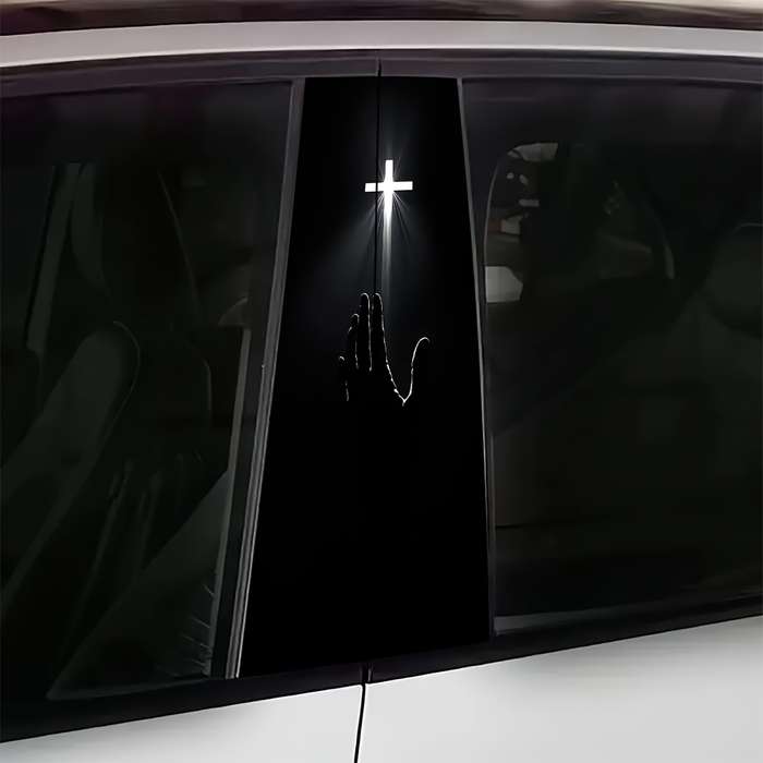 2pcs  Jesus Christian Themed Stickers