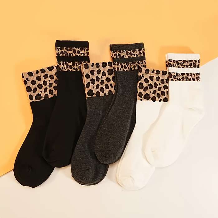 9 Pairs Mixed Color One Size High Elastic Socks