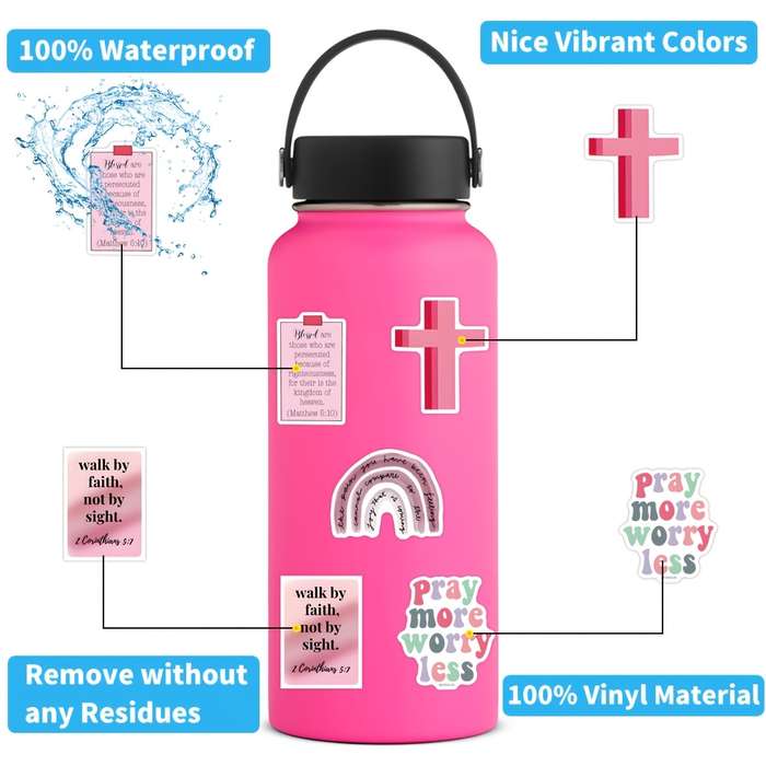 51pcs Jesus Christian Themed Stickers