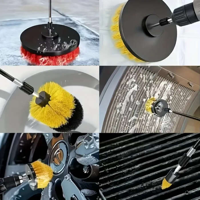 21-Piece Drill Brush Attachment Set