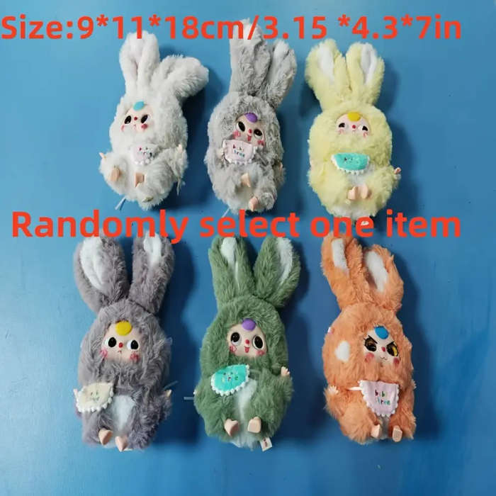 1 Baby Three Lily Bunny Village Series Mystery Box Miniature Figurine
