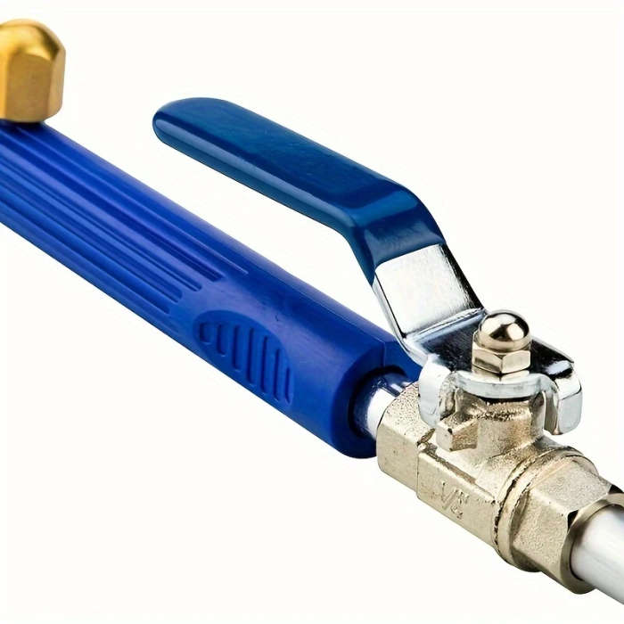 1Pc High Pressure Car Wash Water Gun With Long Aluminum Handle Adjustable Spray Nozzle For Efficient