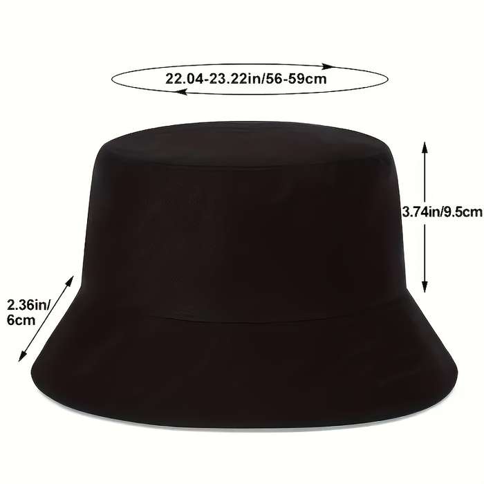 1pc Men'S Wide-Brimmed Washed Denim Bucket Hat Summer Sunshade Breathable Fisherman'S Hat Suitabl