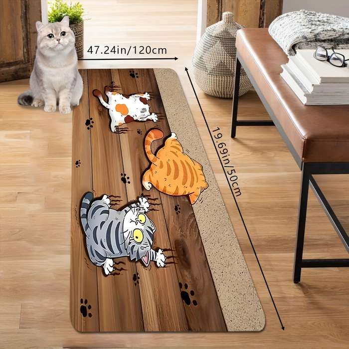 1Pc 50cmx120cm 19.69x47.24inch Floor Mat