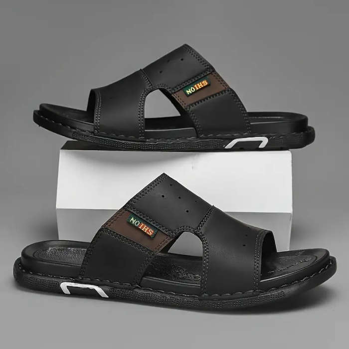 Soft Sole Comfortable Versatile Sandals Black Code 43
