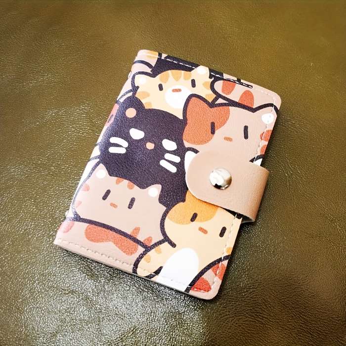 1pc Ladies' Credit Card Holder with Multiple Slots a Stylish And Spacious Wallet for Cards Compac