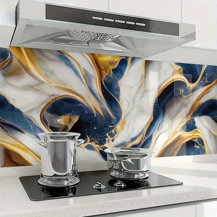 1PC Wall StickersDark Blue Gilt40X100CM 15.7X39.4in