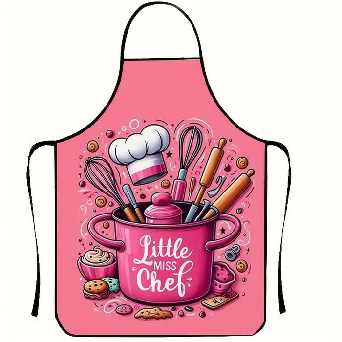 1pc One pack of cup kitchen utensils chef hat polyester apron dining decoration kitchen apron su