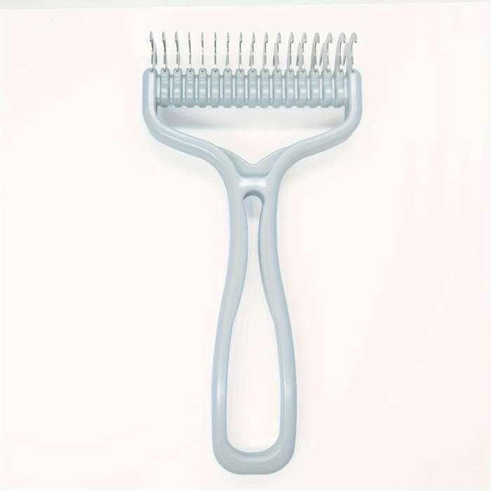 1pc Blue Size S 11Add6 Teeth Pet Comb