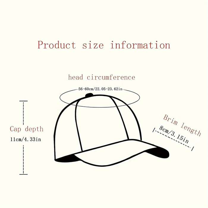1pc Four One Sun Protection Baseball Cap Adjustable Fit UV Protection Stylish Black Hat with Wh