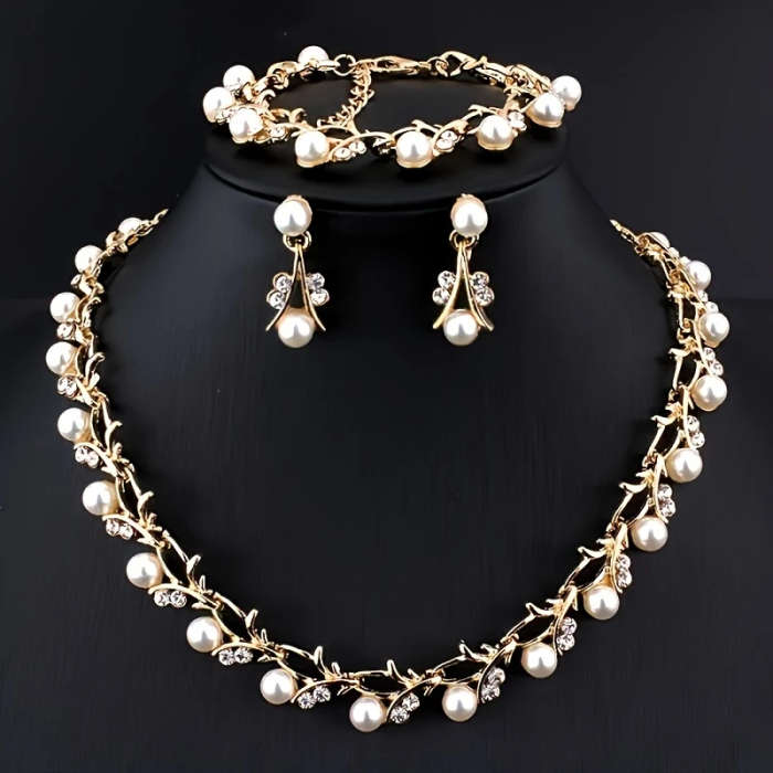 Imitation Pearl Necklace Jewelry